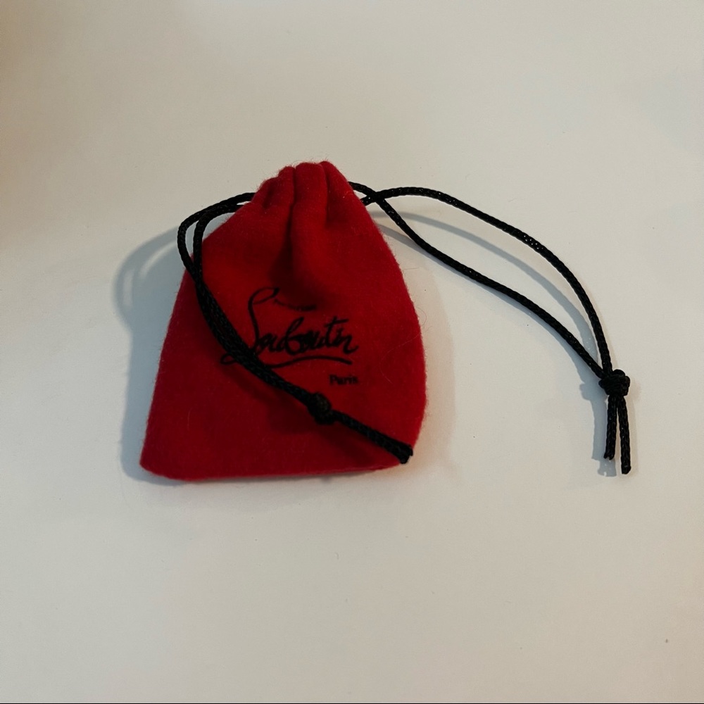 ‼️SOLD‼️ Christian Louboutin Lady Chichi Black leather studded platform peep toe - Picture 2 of 6